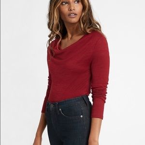 Banana Republic Luxespun Cowl Neck Bodysuit